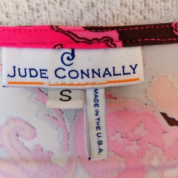 JUDE CONNALLY L/S Womens Small Jude Cloth Multi Colored Paisley Faux Wrap Dress - Picture 3 of 8